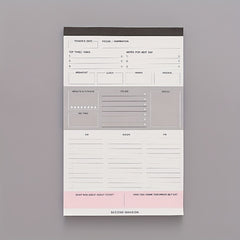 Tearable Weekly Schedule Notebook 60 Sheets