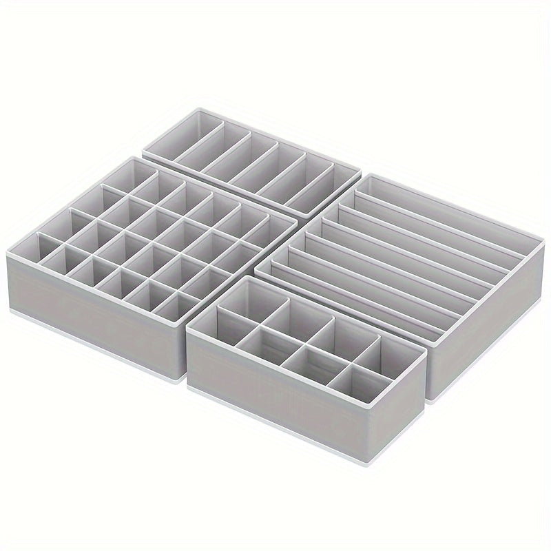 4pcs Closet Underwear Organizer Drawer Divider for Home & Outdoor Storage