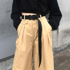 Unisex Tactical Canvas Belt Casual Solid Jeans Pants Belt