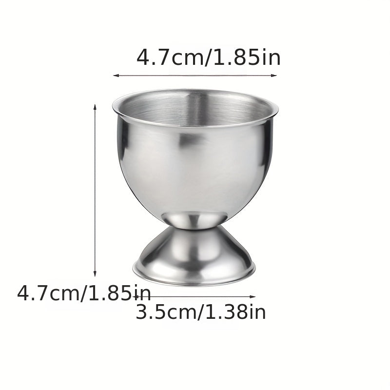 Stainless Steel Egg Cups Boiled Egg Stand Racks Holders