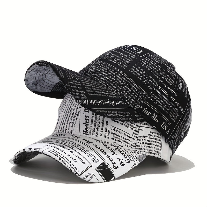 Spring Summer Oil Painting Baseball Cap All match Retro Peaked Cap