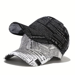 Spring Summer Oil Painting Baseball Cap All match Retro Peaked Cap