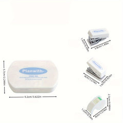 Mini Office Kit: Notebook, Stapler, Hole Puncher, Tape Machine