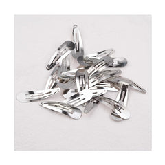 50pcs Silvery Metal Hair Clips Small Hair Styling Clips