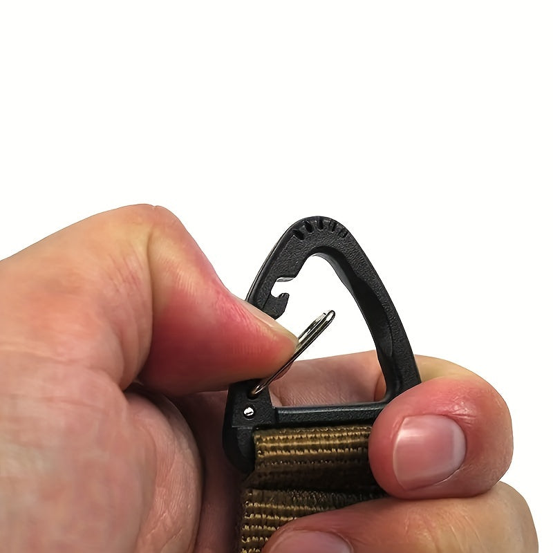 2pcs Nylon Webbing Buckle Quick Release Keychain For Camping Hiking