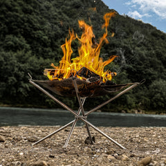 Portable Stainless Steel BBQ Grill Non Stick Foldable for Camping Picnics