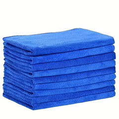 2pcs Microfiber Car Cleaning Towel Household Glass Washing