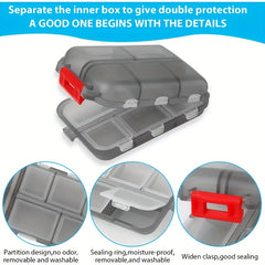 Mini Storage Box Pill Case Weekly Travel Pill Organizer Portable Pocket Pill Box
