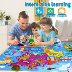 Ocean Storytelling Felt Board Set Plush Toy Early Learning Kit