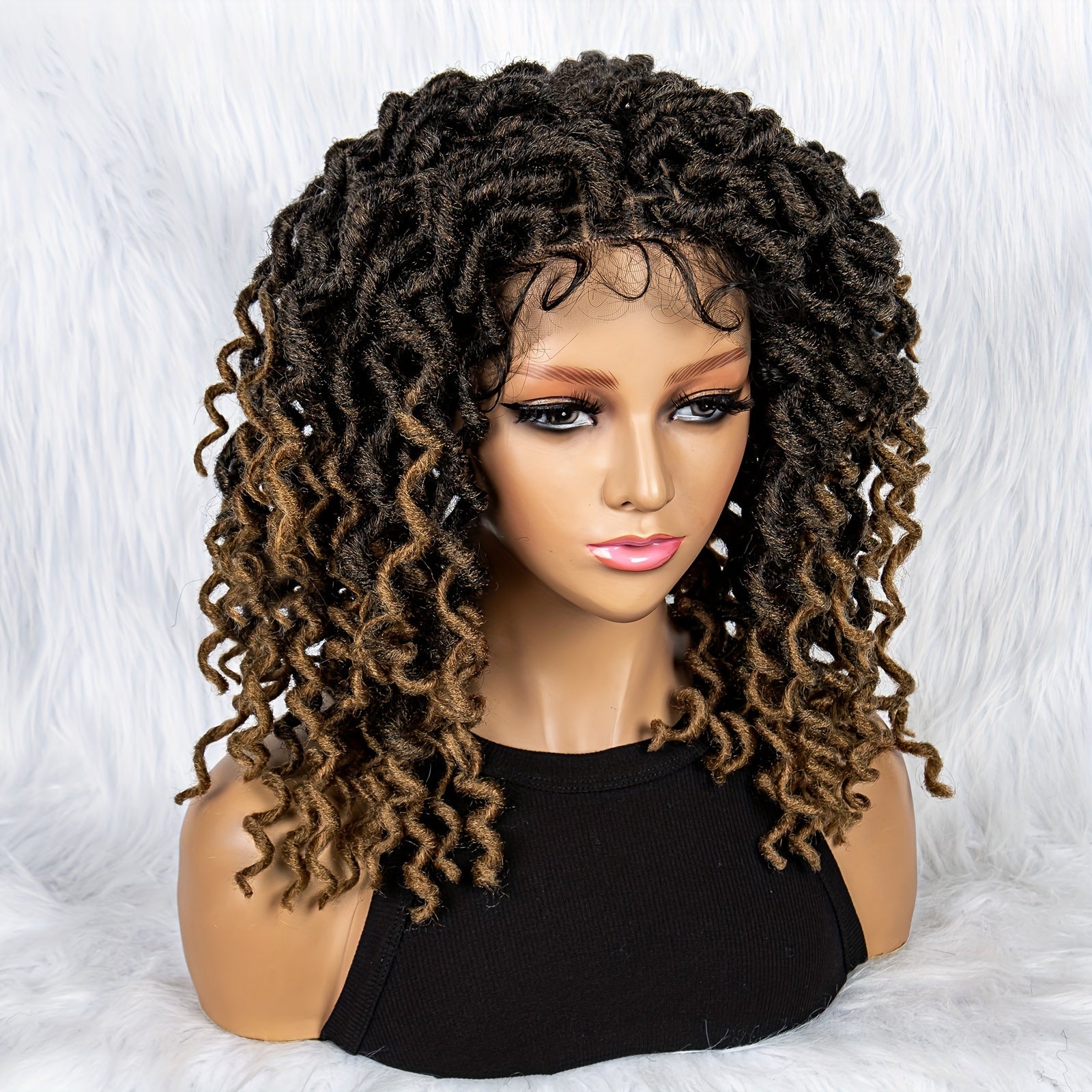 Synthetic Full Lace Wig For Women Short Braids Wigs