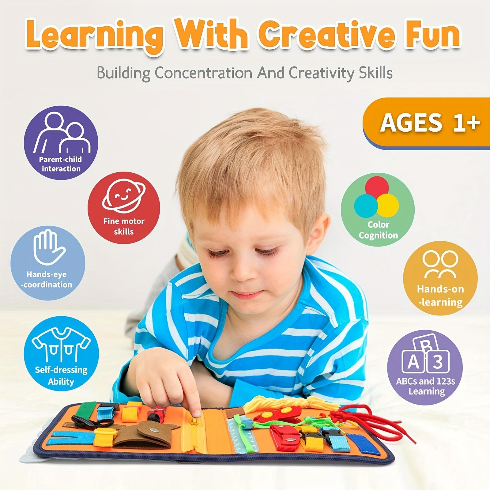 Felt Learning Board for Early Education & Training
