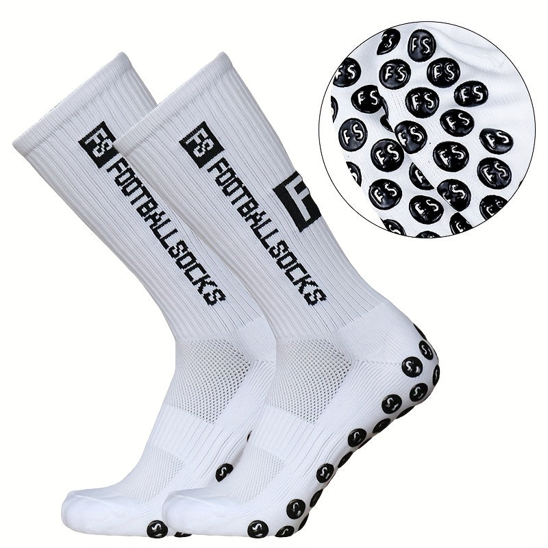 3 Pairs Outdoor Non-slip Mid-calf Socks for Cycling and Running