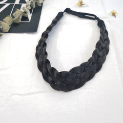 Adjustable Braided Headband Synthetic Hairpiece Hair Accessories