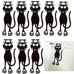 Hollow Out Little Cat Bookmark Acrylic Bookmark Creative Cat Label