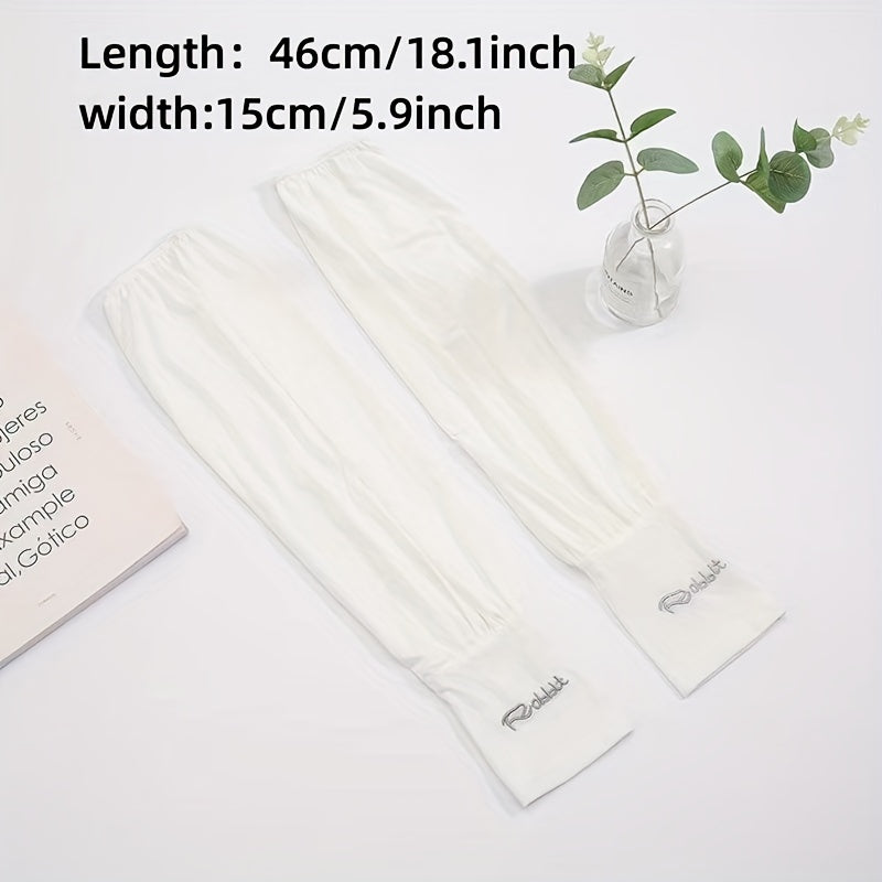 Women's UV Protection Ice Sleeve Gloves Breathable Sunproof Long Sleeves