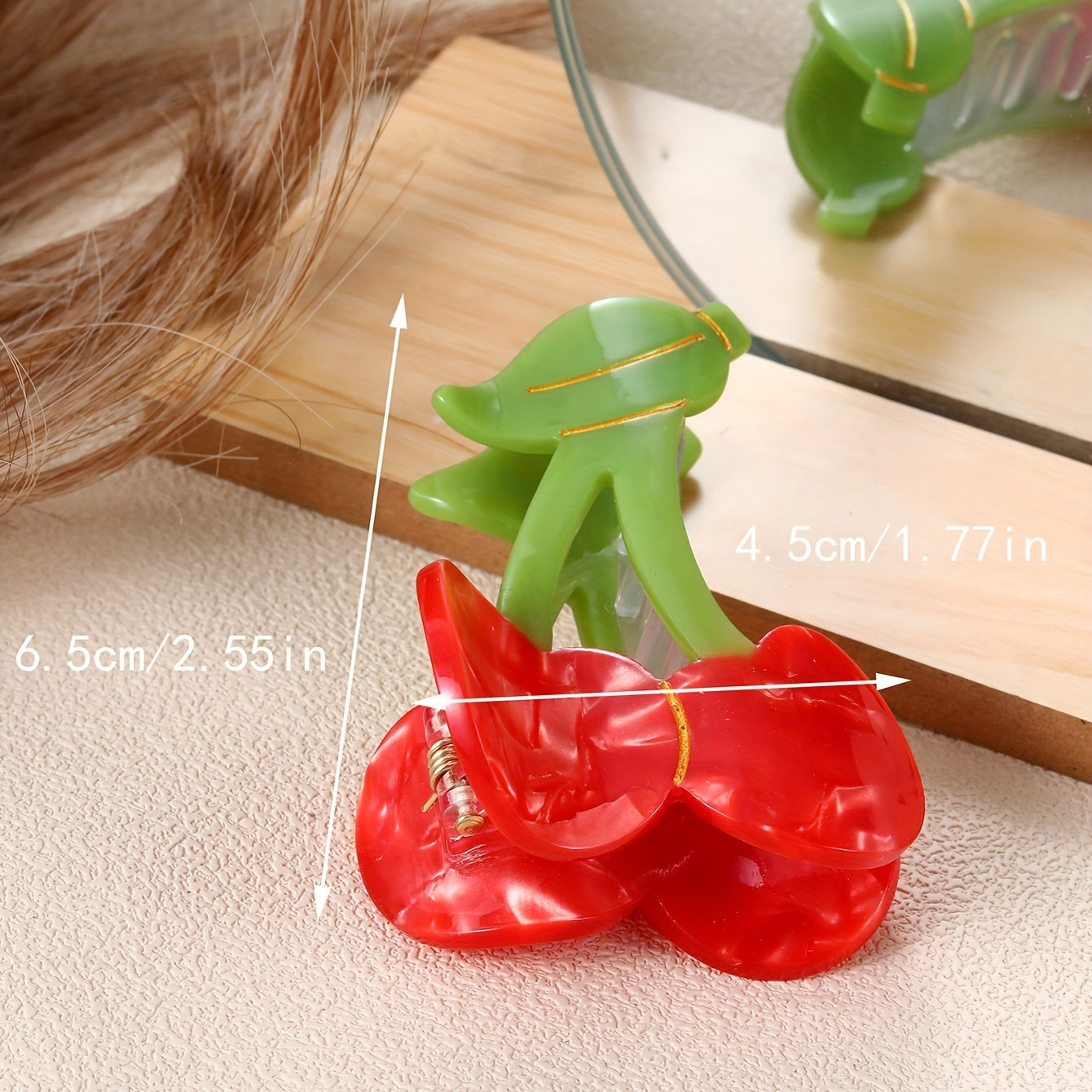Cherry Hair Claw Clip Fruit Series Hair Accessory
