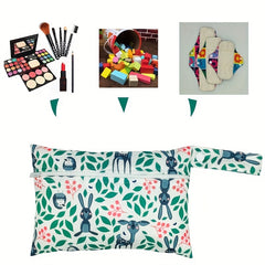 2pcs Washable Storage Bags Sanitary Napkin Cosmetic Toy Storage Bag