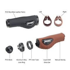 Soft Silicone Handlebar Grips for Mountain Road Cycling