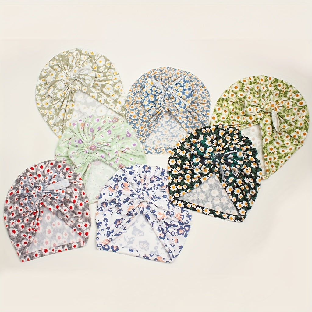 Printed Donut Baby Hat for Newborns in Autumn Winter
