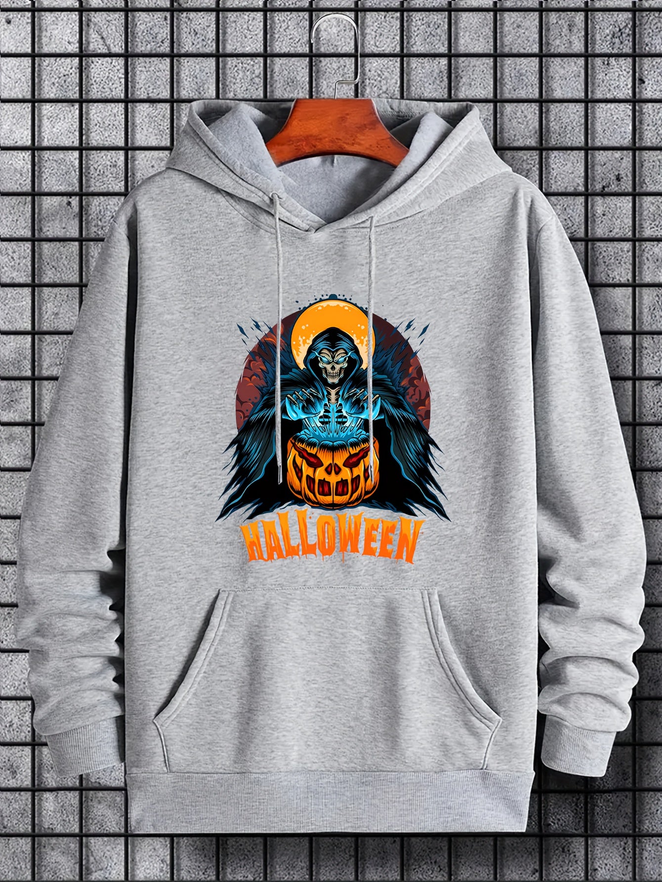 Men's Skeleton Graphic Hoodie Sweatshirt for Halloween