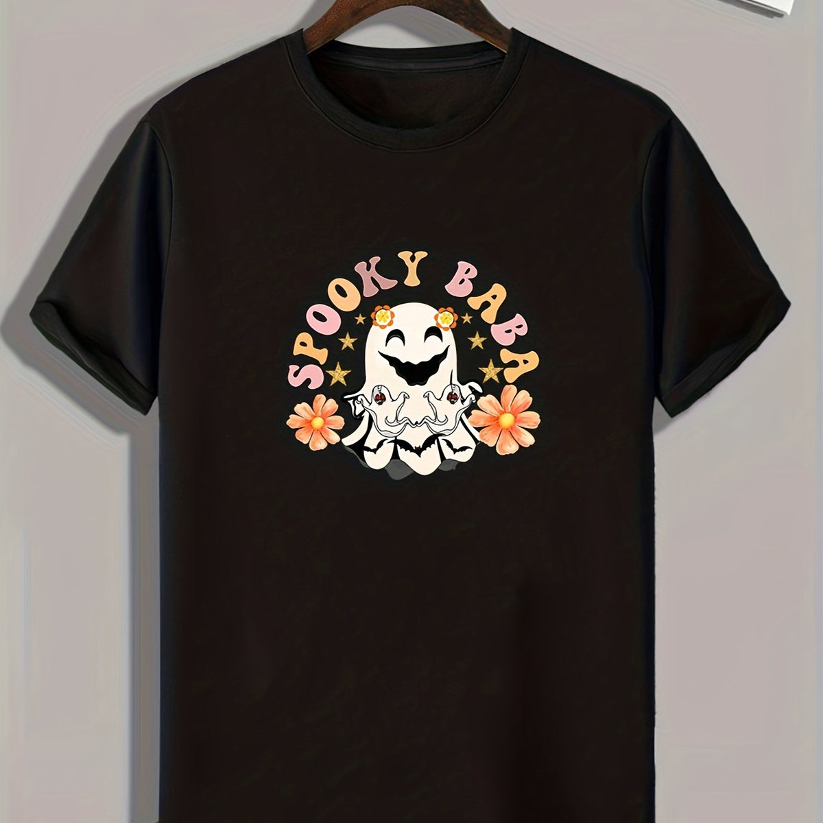 Halloween Graphic Sports T shirt Men's Casual Stretch Tee Shirt