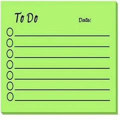 Fluorescent Convenience Stickers Memo Pad - Stickiness Enhancement