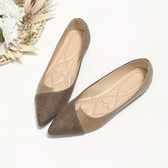 Women's Pointed Toe Ballet Flats Soft Sole Slip On Work Shoes