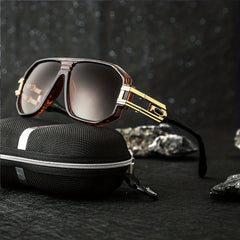 Men's Steampunk Style Sunglasses Vintage Metal Glasses