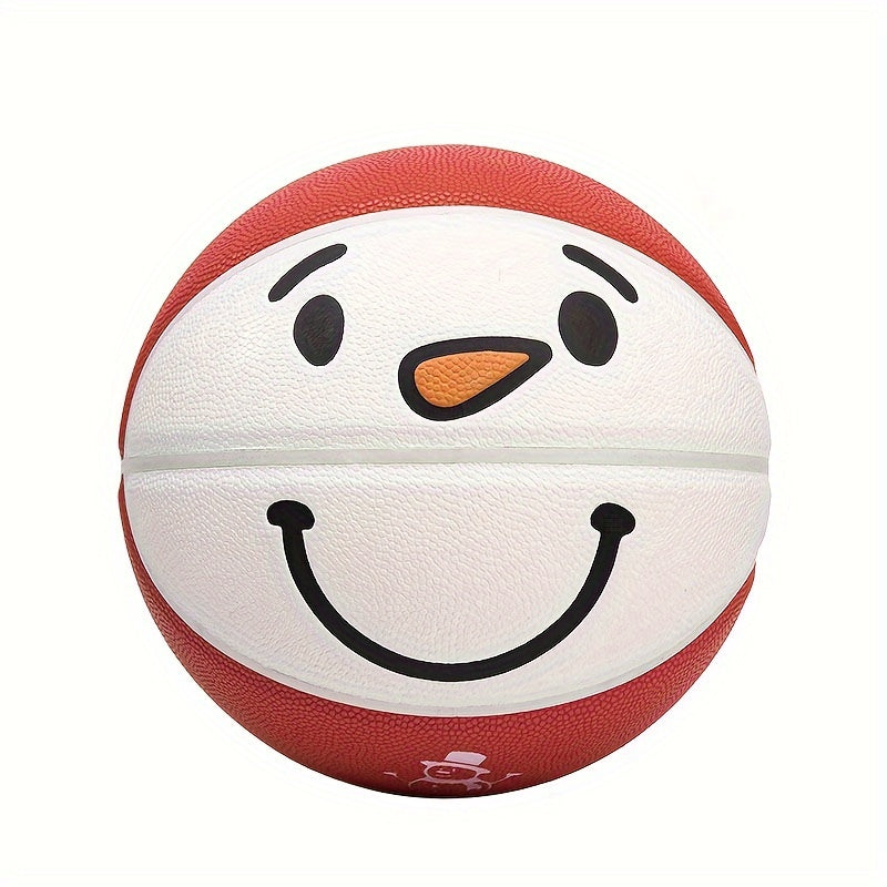 Christmas Snowman Basketball Training PU Leather Air Pump