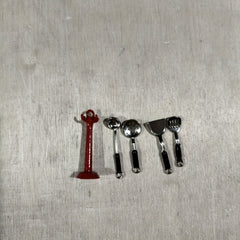 Dollhouse Kitchen Utensil Hanging Set
