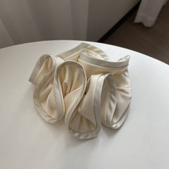 Vintage French Satin Scrunchies Silk Hair Ring