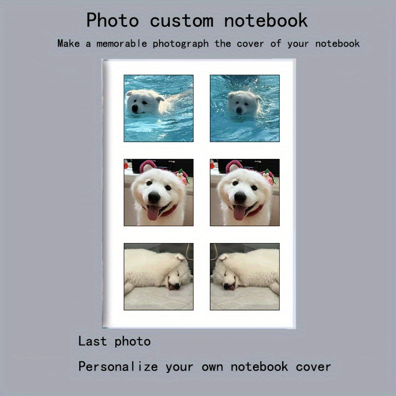 Custom Photo Notebook Personalized Memory Book for Graduation Pet Friends Family
