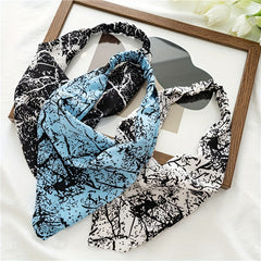 Boho Style Hair Scarf Floral Triangular Scarf Hair Band