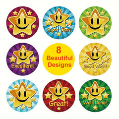 500pcs Cartoon Toy Stickers Teacher Encouragement Reward Game Stickers