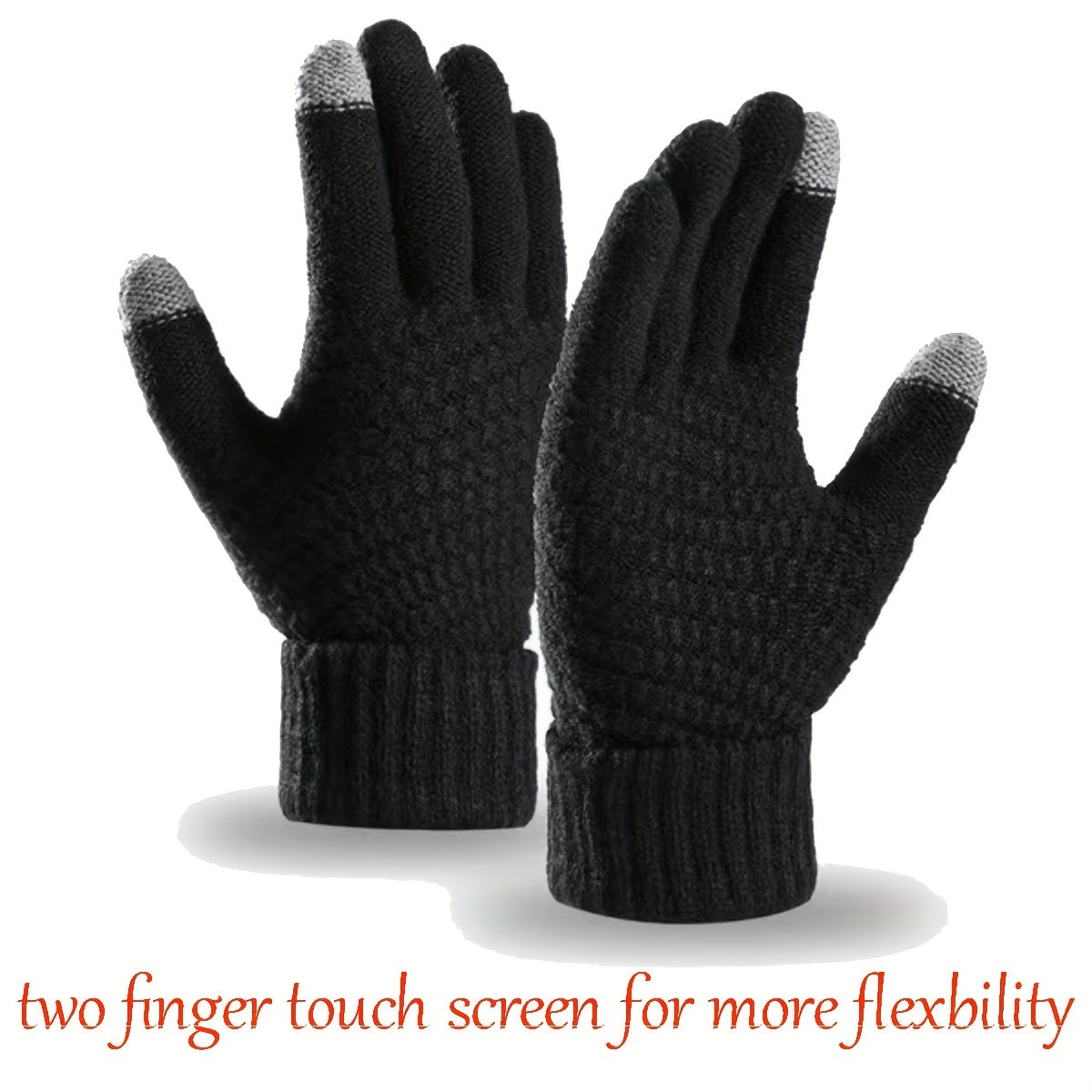 Winter Thick Warm Cycling Gloves Touchscreen Windproof Outdoor