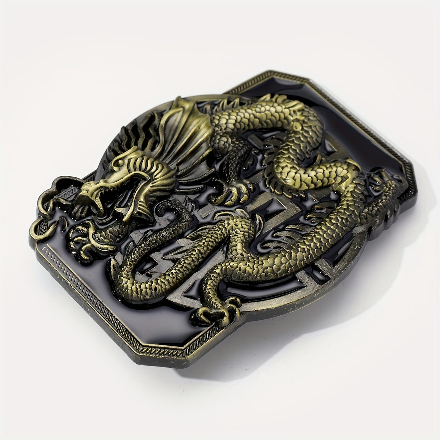 Western Dragon Belt Buckle For Women & Men Vintage Jeans Accessories