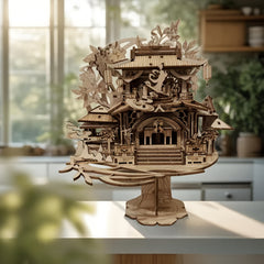 Chang'e's Guanghan Palace 3D Wooden Puzzle