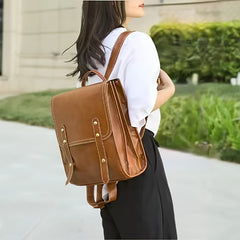 Retro Women's Backpack Lightweight Handbag for Travel