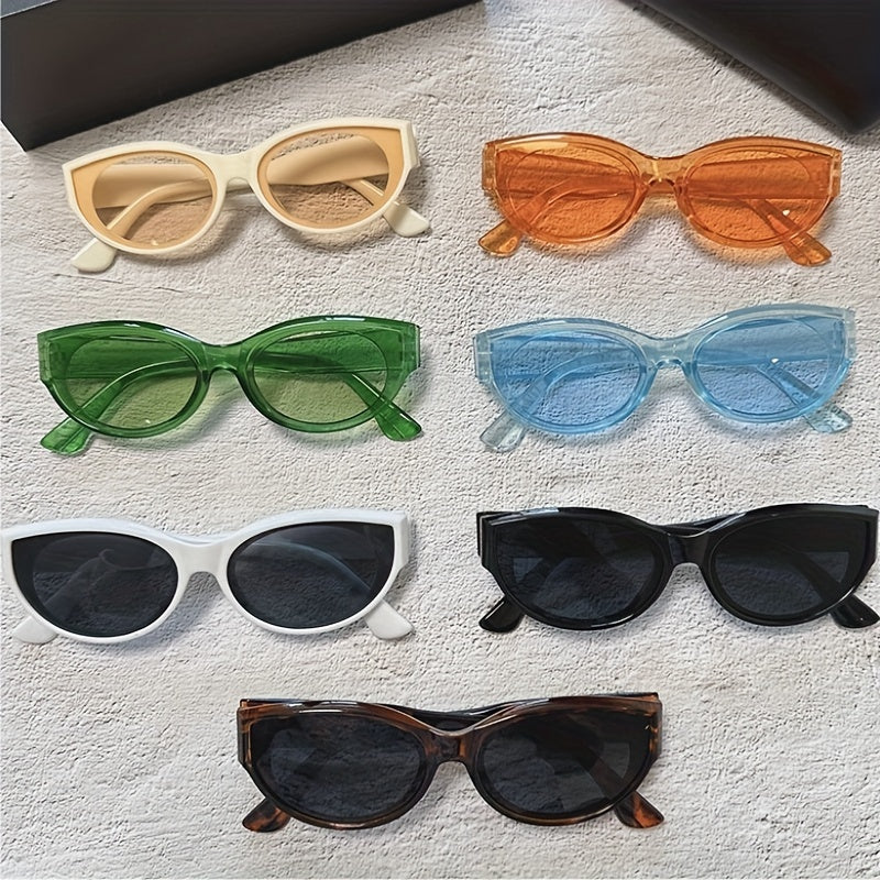Y2K Cat Eye Sunglasses Hiphop Jelly Glasses UV400