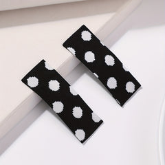 2pcs Polka Dot Snap Clip Hair Clip for Women Girls