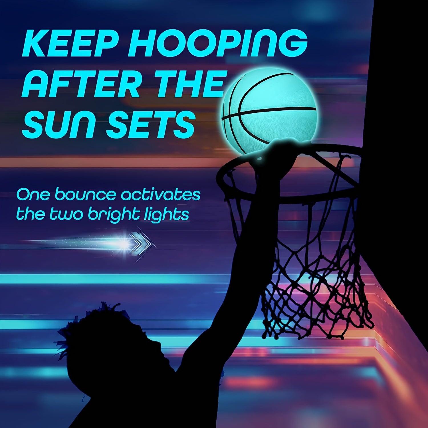 Luminous Basketball for Outdoor Sports
