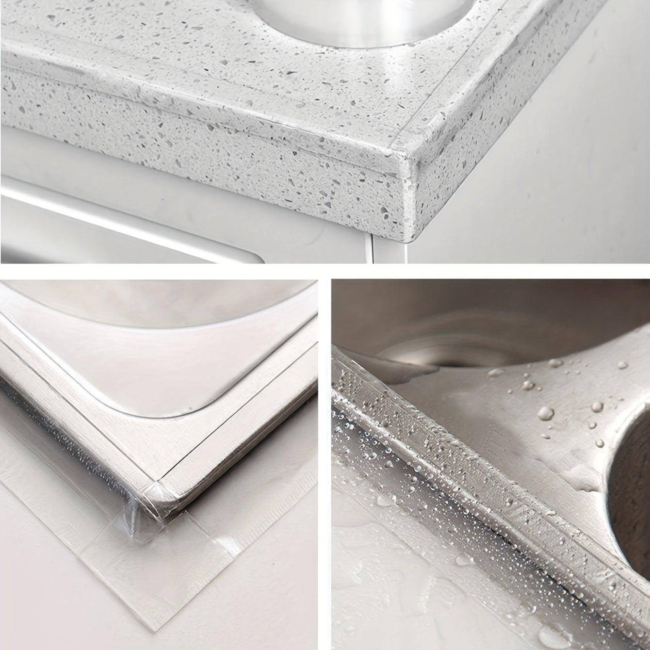 Self Adhesive Caulk Strip for Kitchen Countertops and More