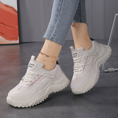 Women's Lightweight Chunky Sneakers Breathable Running Shoes