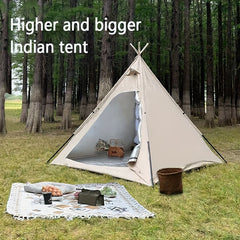 Portable Pyramid Tent Mosquito Rainproof Camping Tent
