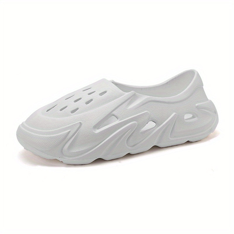 Men's Lightweight Comfy Clogs Hollow Out Non Slip Garden Shoes Summer