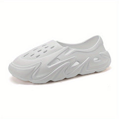 Men's Lightweight Comfy Clogs Hollow Out Non Slip Garden Shoes Summer