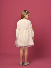 Vintage Style Velvet Long Sleeve Tutu Dress