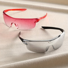 2 Pairs Semi Rimless Sports Sunglasses UV400 Sun Shades