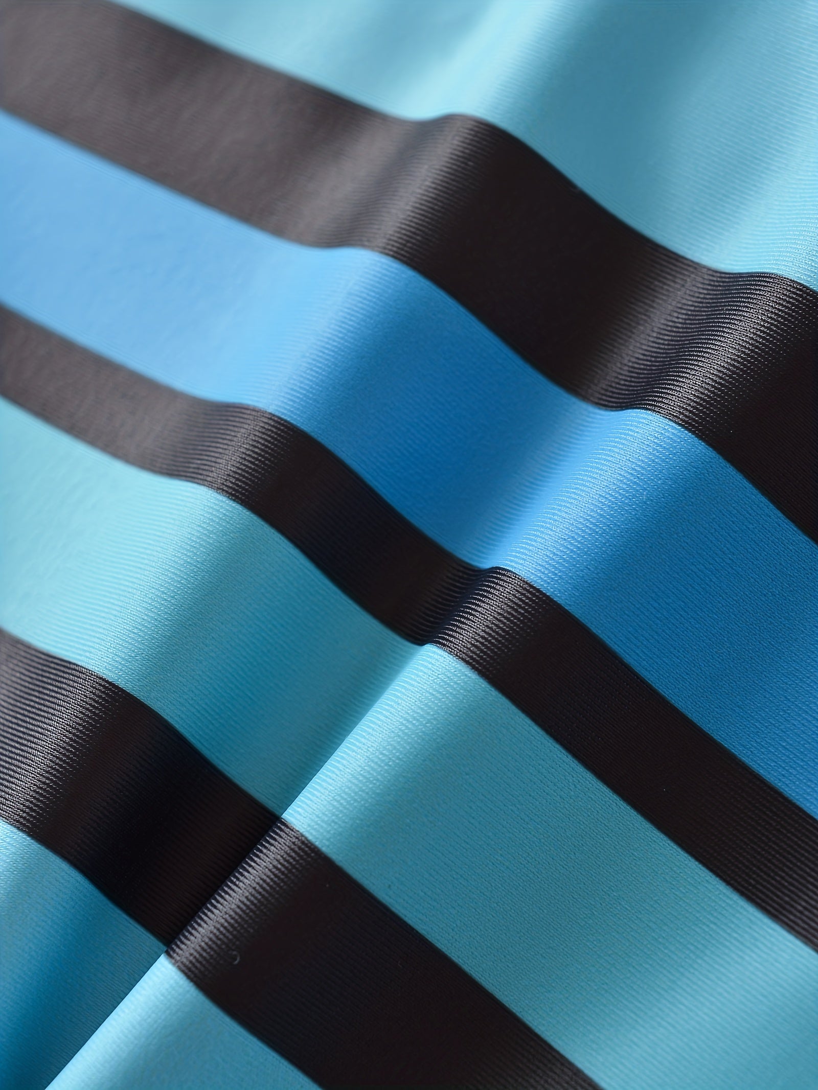 Men's Low Rise Striped Swim Trunk