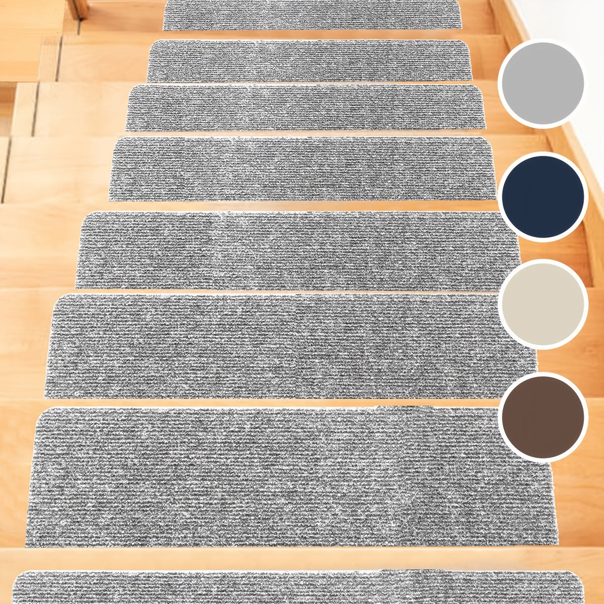 Non Slip Carpet Stair Treads Non Skid Safety Rug Slip Resistant Indoor Runner
